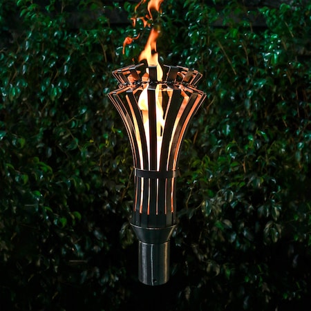 Gothic Torch With Original TOP Torch Base - Stainless Steel